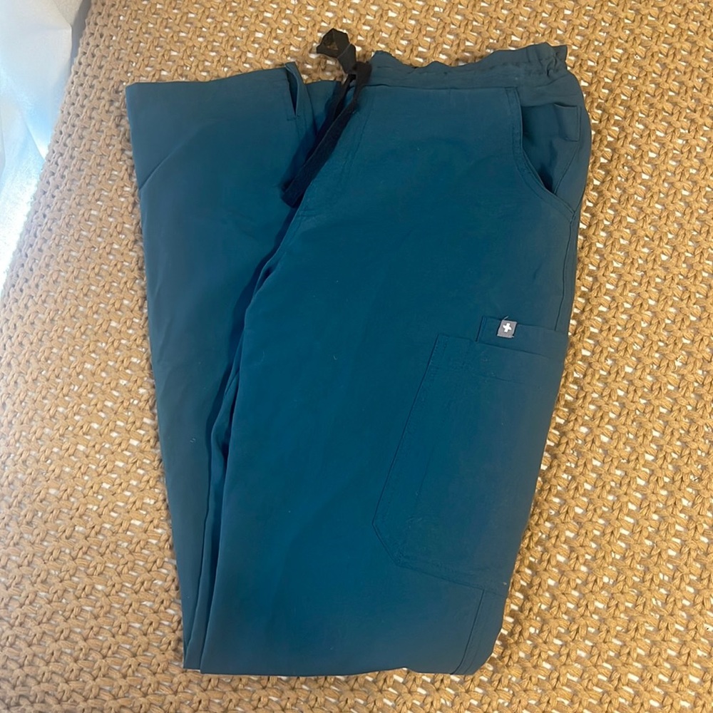 FIGS CARIBBEAN BLUE SKINNY LEG